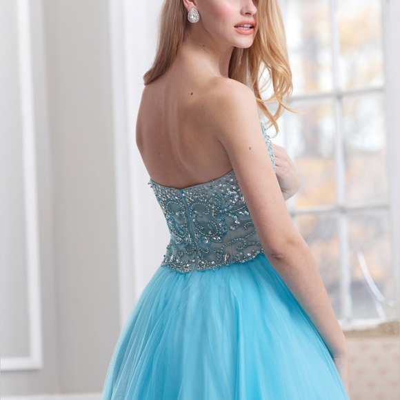 BALLGOWN PROM GRAD DRESS - Picture 3 of 3